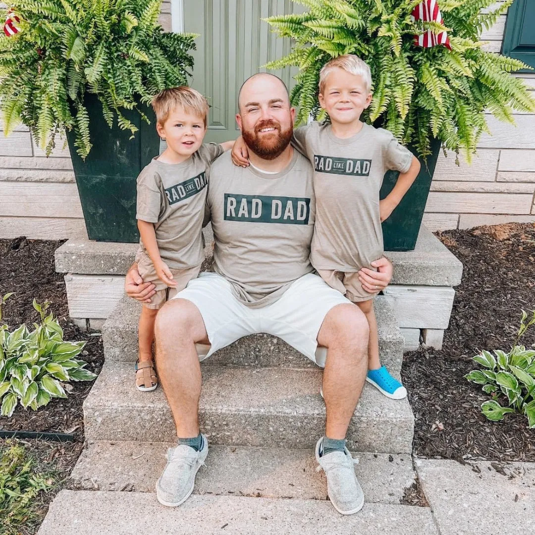 Rad Dad(one line)   Rad Like Dad - Set of 2 Shirts