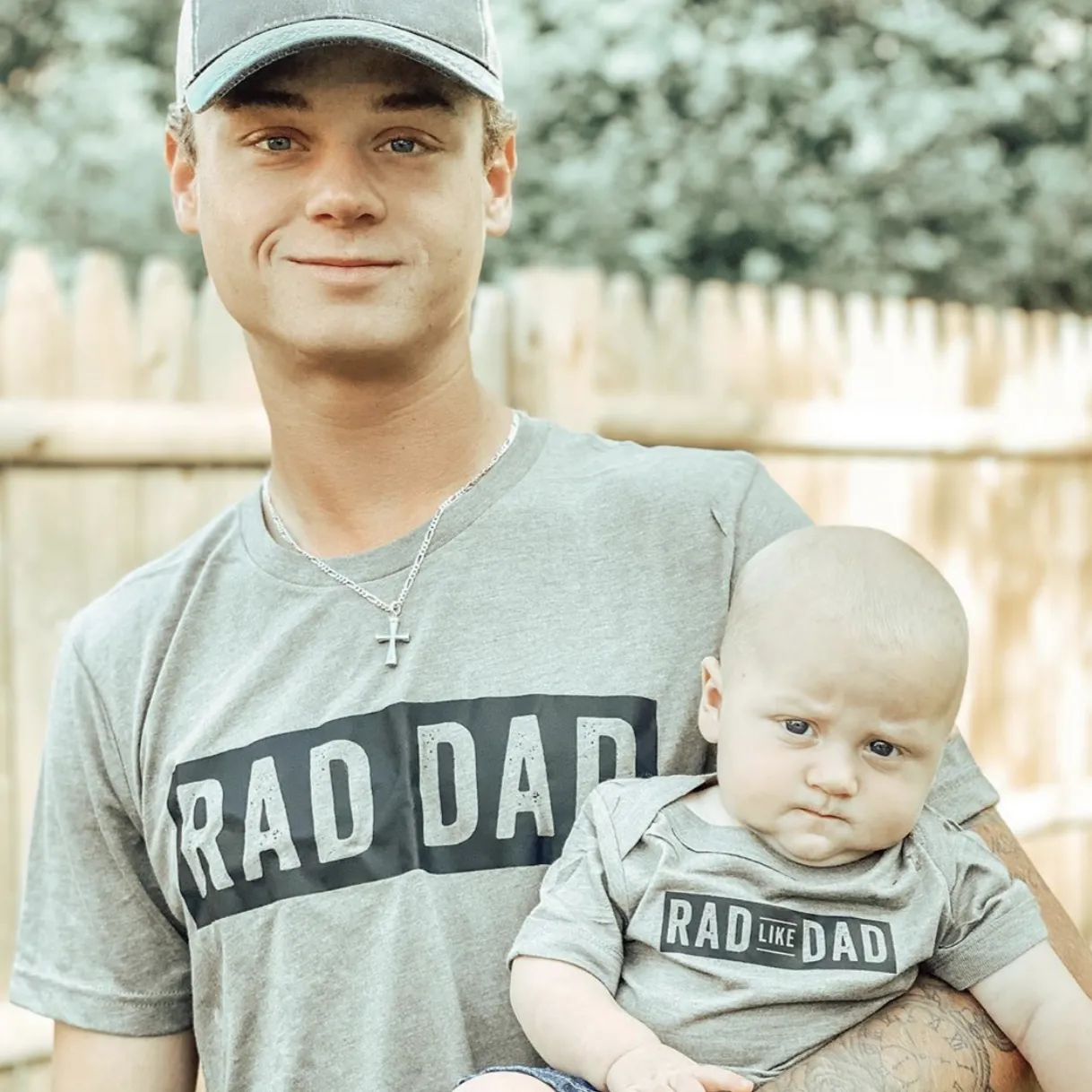 Rad Dad(one line)   Rad Like Dad - Set of 2 Shirts