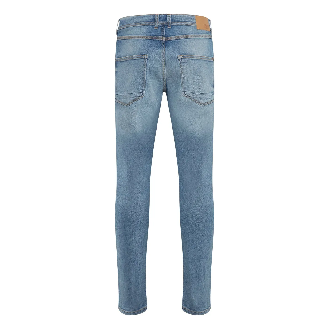 Solid Blue Slim Jeans