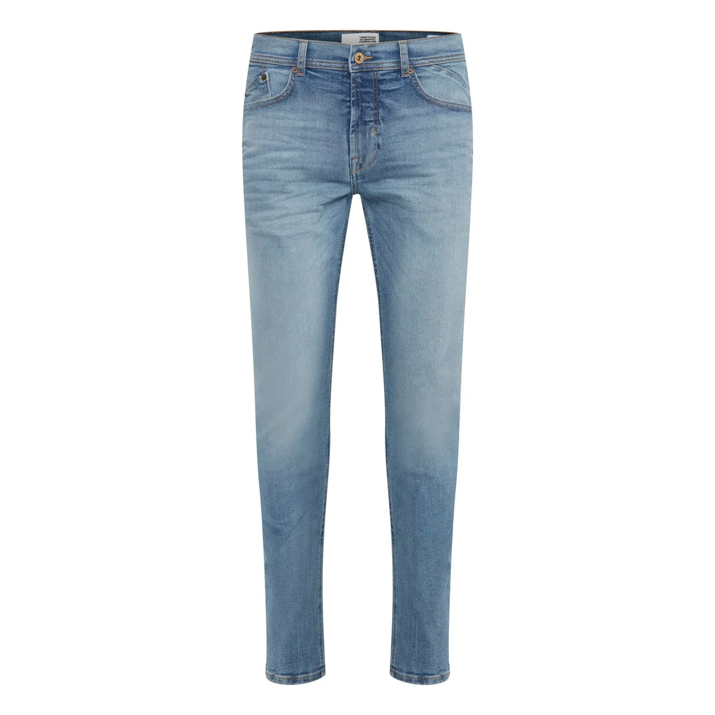 Solid Blue Slim Jeans