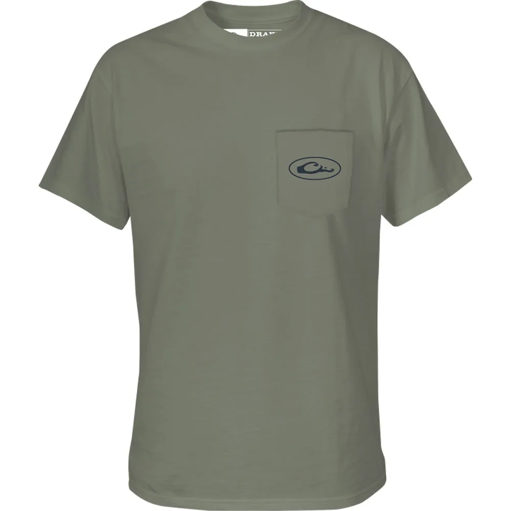 SS Mallard Circle Tee in Desert Sage by Drake