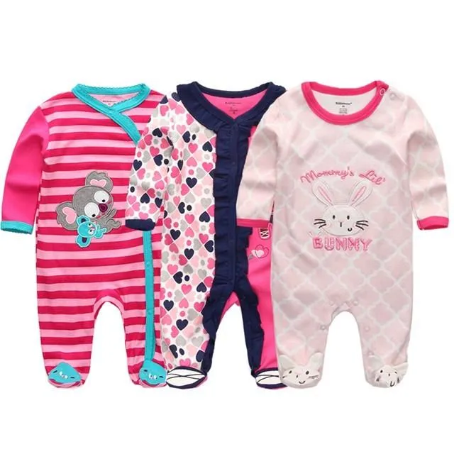 Summer Baby Rompers Spring Newborn Baby Clothes For Girls Boys Long Sleeve ropa bebe Jumpsuit Baby Clothing boy Kids Outfits