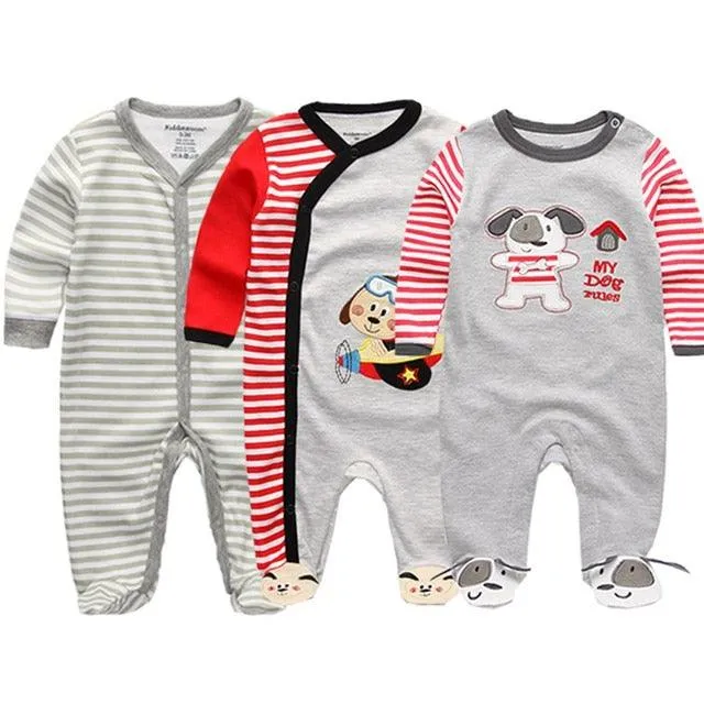 Summer Baby Rompers Spring Newborn Baby Clothes For Girls Boys Long Sleeve ropa bebe Jumpsuit Baby Clothing boy Kids Outfits