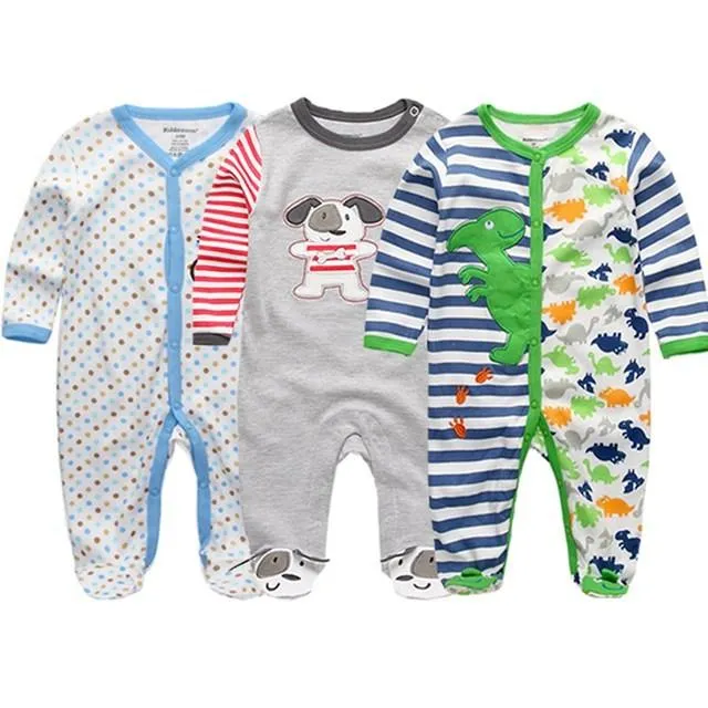 Summer Baby Rompers Spring Newborn Baby Clothes For Girls Boys Long Sleeve ropa bebe Jumpsuit Baby Clothing boy Kids Outfits