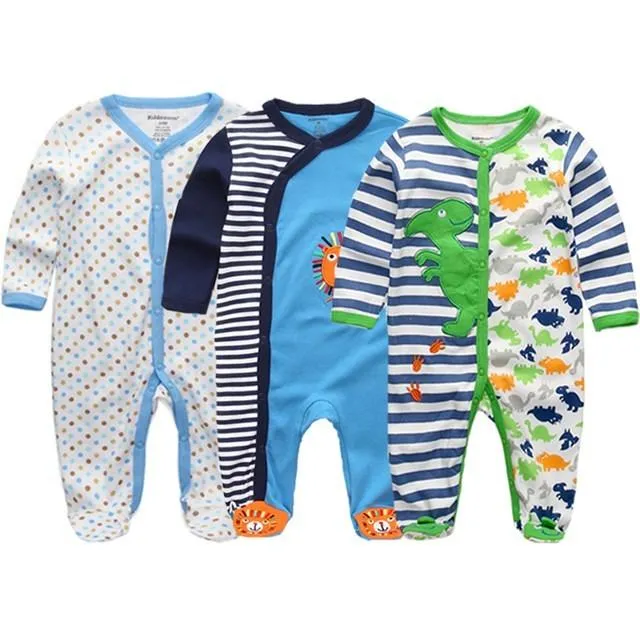 Summer Baby Rompers Spring Newborn Baby Clothes For Girls Boys Long Sleeve ropa bebe Jumpsuit Baby Clothing boy Kids Outfits