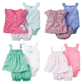 summer bebes baby girl clothes Condole belt set dresses kids newborn girl skirt casaco infant clothing vestido infantil