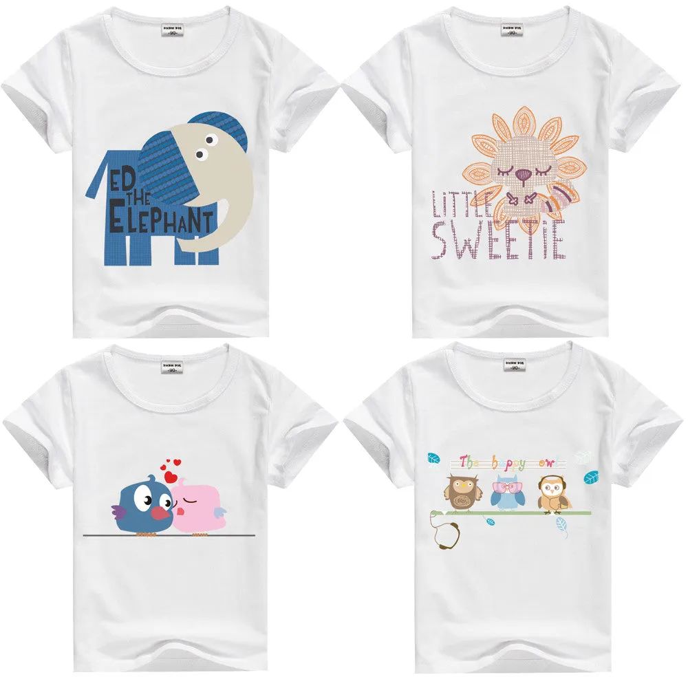 T Shirts Kids Children's Clothing Baby Boy Girl Clothes T Shirt Short Sleeve T-Shirts For Boys Girls Tops Tees T-shirt