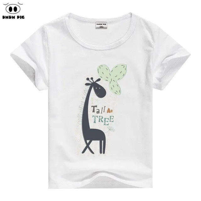 T Shirts Kids Children's Clothing Baby Boy Girl Clothes T Shirt Short Sleeve T-Shirts For Boys Girls Tops Tees T-shirt