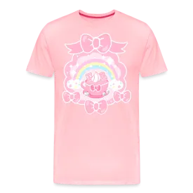 Teatime Fantasy Men's Pink Premium Cotton T-Shirt