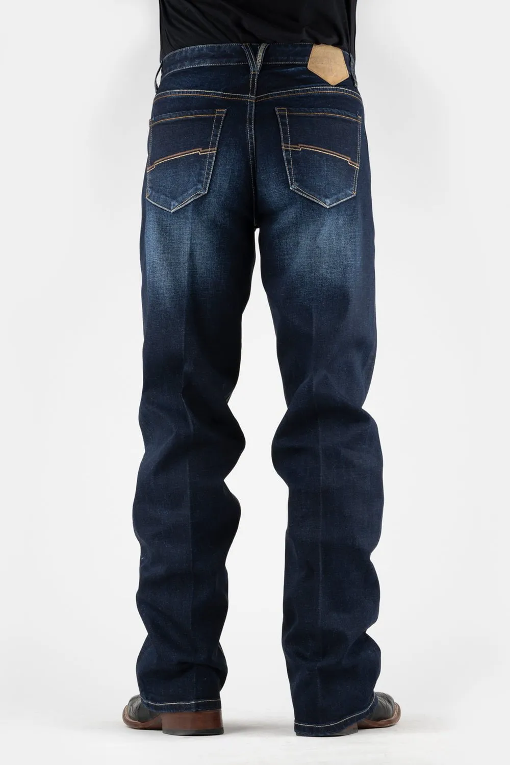 Tin Haul Mens Blue Cotton Blend 421 Fit Two Color Jeans