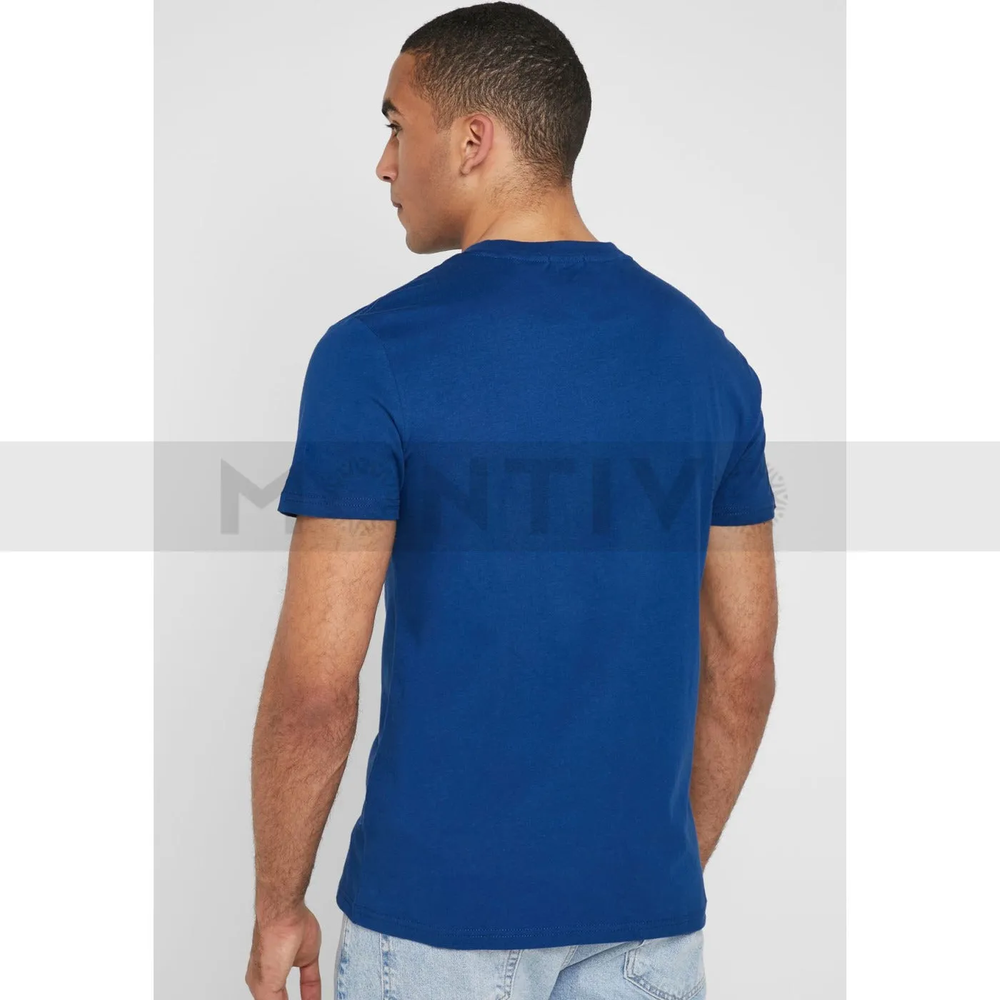 TJ Circle Graphic Blue Tshirt