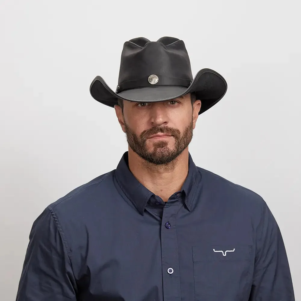 Western | Mens American Leather Cowboy Hat