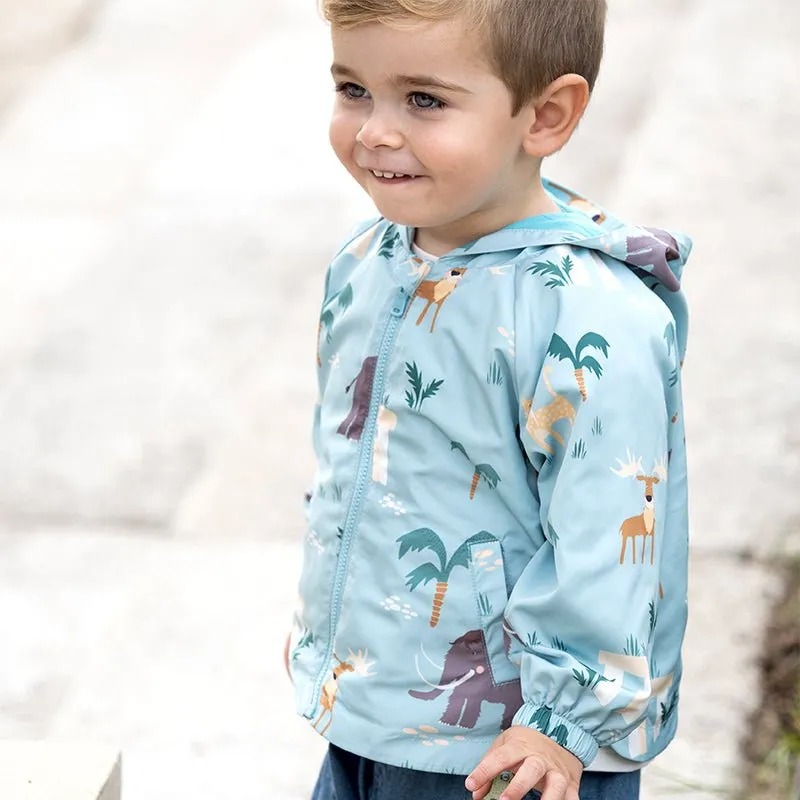 Wild Life Boy Green Hooded Jacket