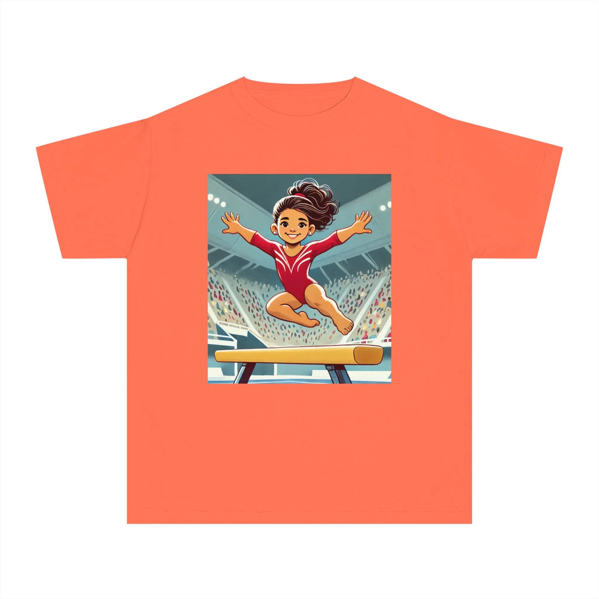 Youth - Amazing Girls Gymnastics T-Shirt (Latina / Hispanic Girl)