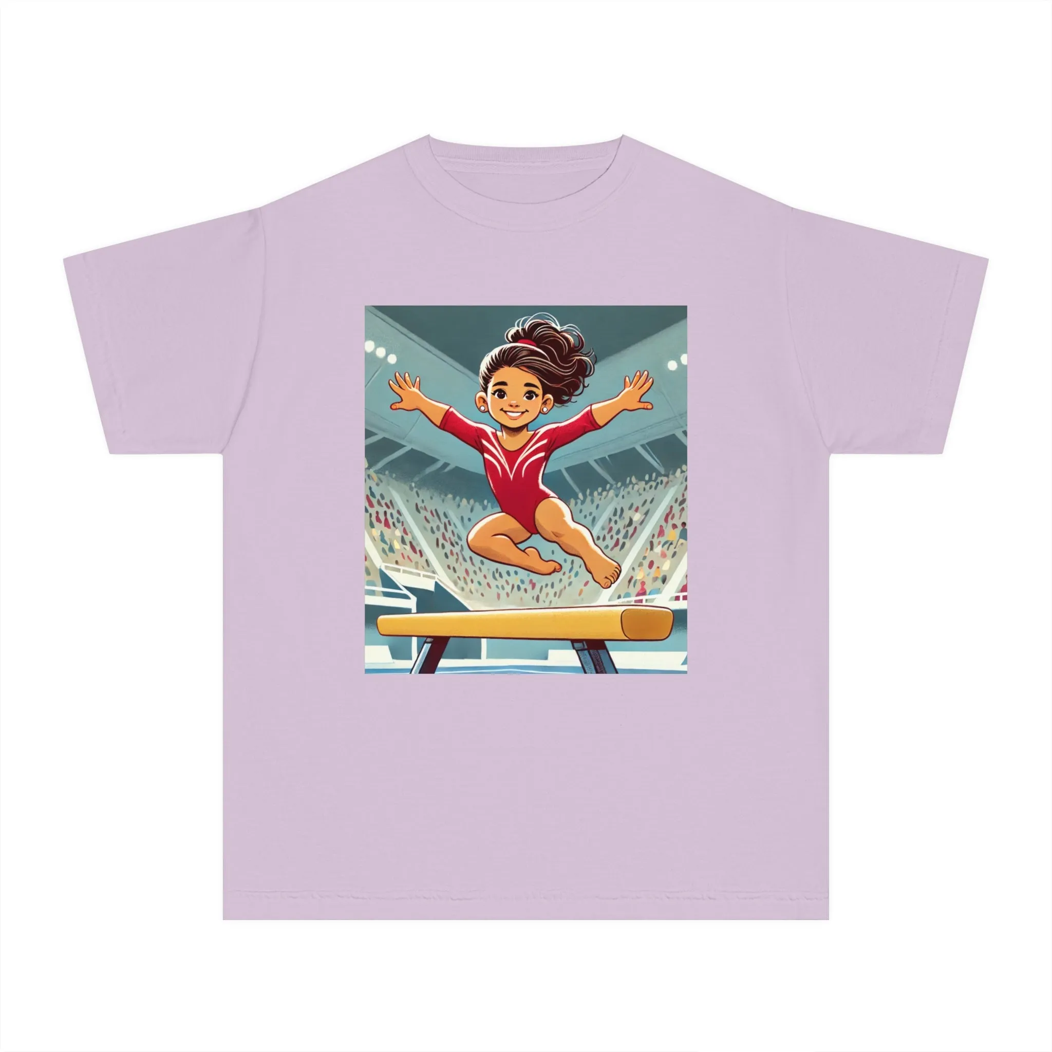 Youth - Amazing Girls Gymnastics T-Shirt (Latina / Hispanic Girl)