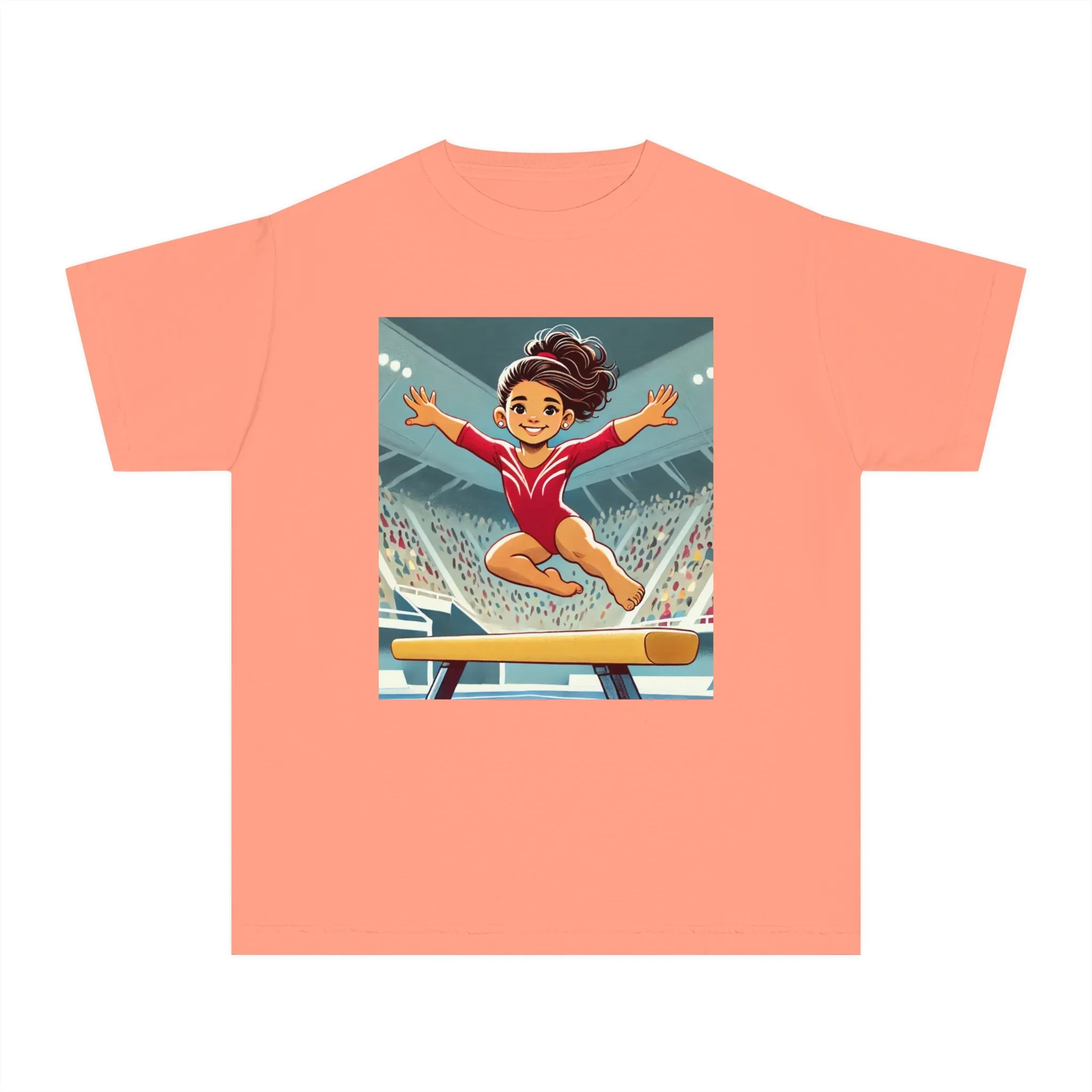 Youth - Amazing Girls Gymnastics T-Shirt (Latina / Hispanic Girl)