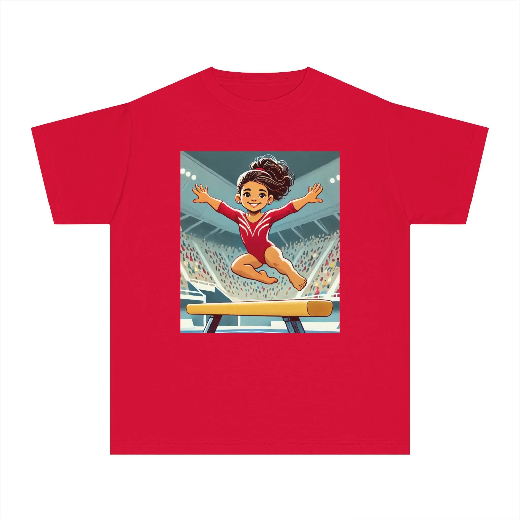 Youth - Amazing Girls Gymnastics T-Shirt (Latina / Hispanic Girl)