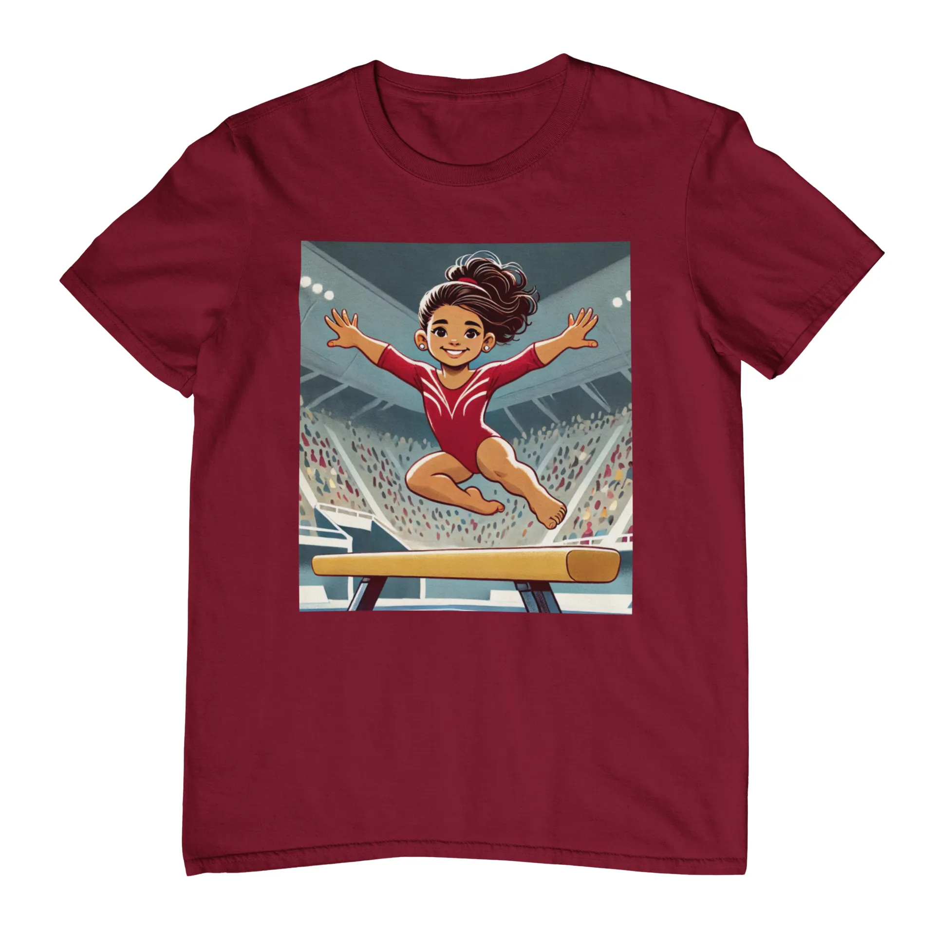 Youth - Amazing Girls Gymnastics T-Shirt (Latina / Hispanic Girl)