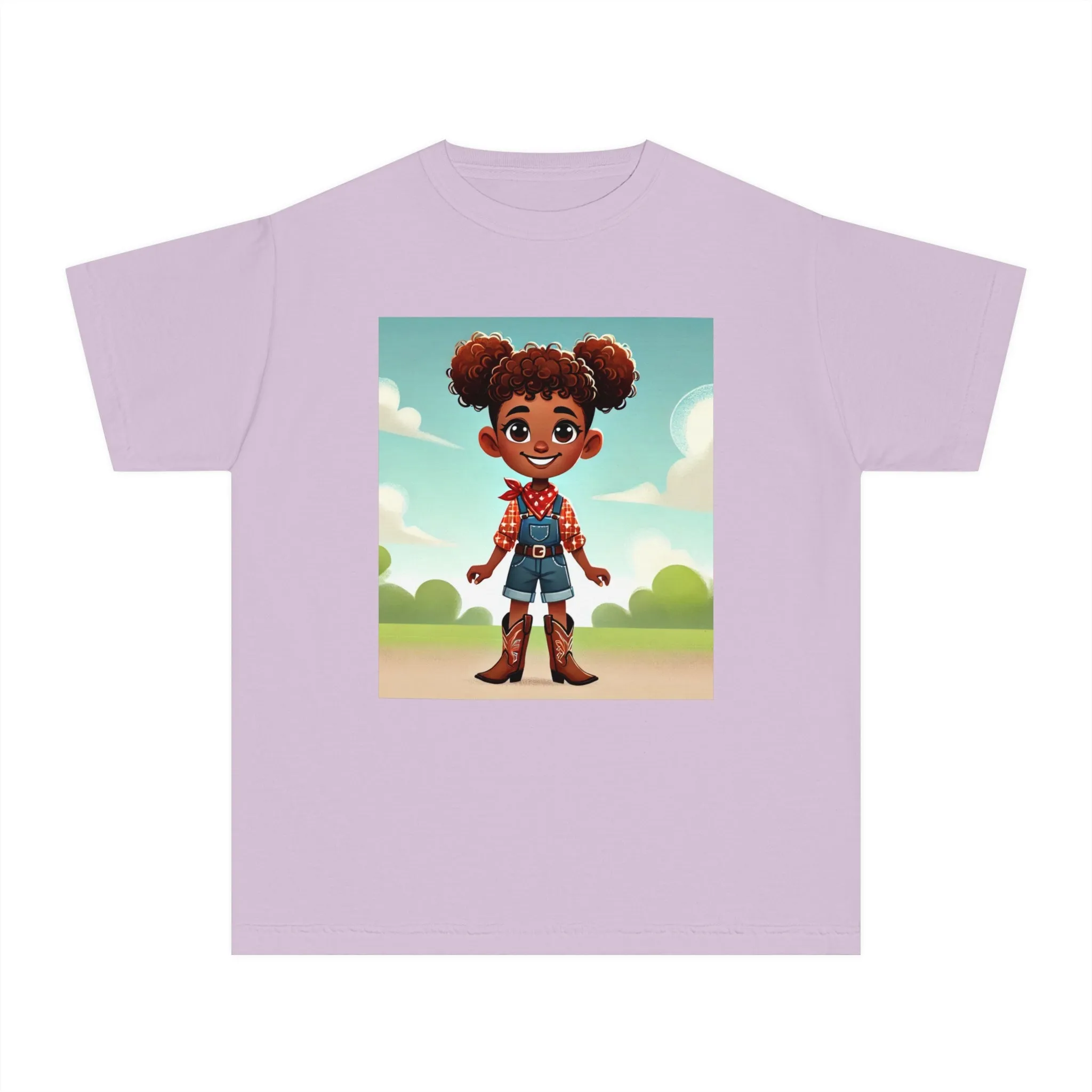 Youth - Cowgirl T-shirt (African American Cowgirl / Black Cowgirl)