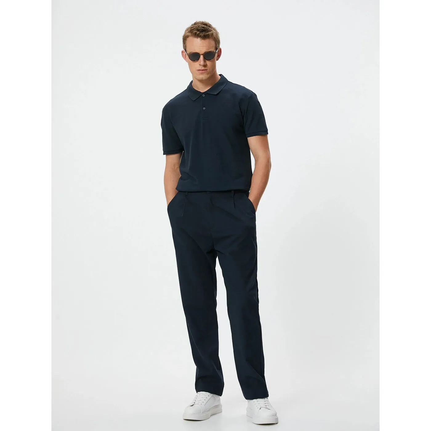 ZR Navy Slim Fit Polo